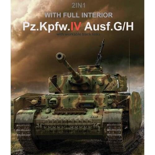 RYEFIELD RM5055 Model Kit 1/35 Panzerkampfwagen IV Ausf.G/H 2in1
