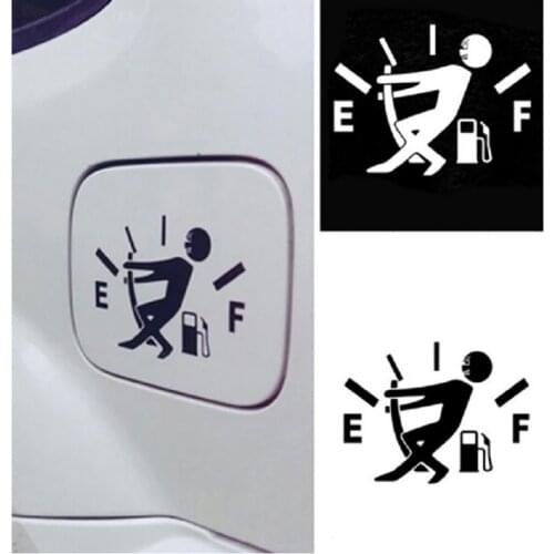 Funny Car Sticker Reflective Hella flush Pull Pointer For Full Fuel Tank Future end point Car Sticker PVC Decal Wholesale