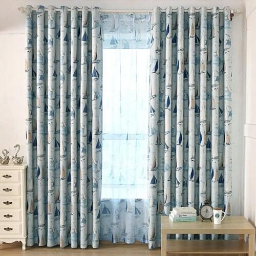 New Curtains Printed Blackout Curtains for Living Room Bedroom Cute Cartoon Baby Room Special Customizable Curtains with Yarn