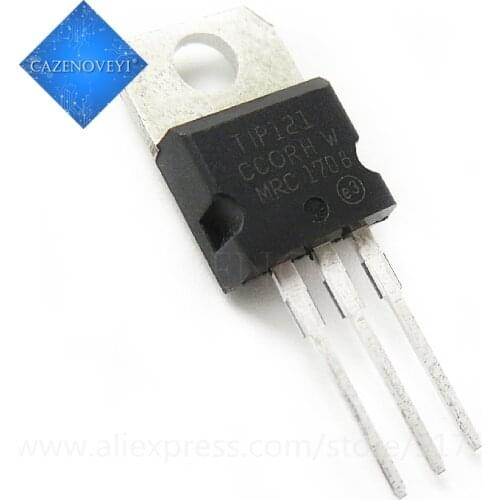 10pcs/lot TIP-121 TIP121 TO-220 80V 5A new original In Stock