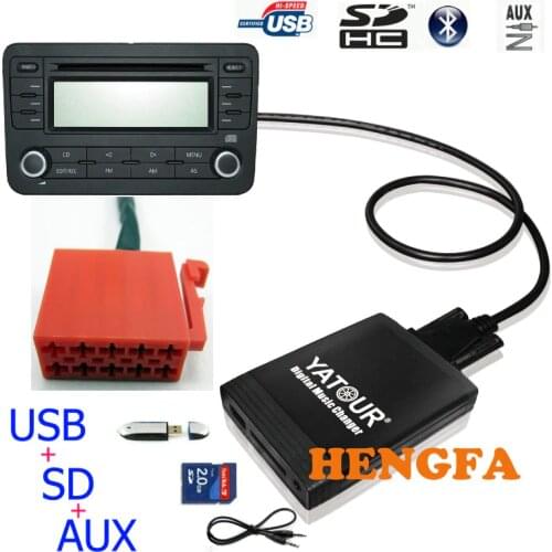 Yatour Car Digital Music Changer USB MP3 AUX adapter for Benz 10-pin 1994-1998 W140 W202 W210 yt-m06
