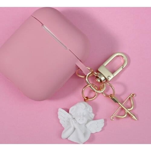 Luxury Cute Angel Case for Apple Airpods 1 2 3 Case for AirPods Pro Case TWS Bluetooth Earphone Case Accessories Headphone Box