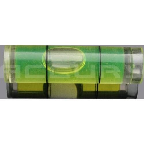 20pcs 9.5*34mm Cylindrical Bubble level spirit level vial Acrylic levels for Frame or Hanging wall TV