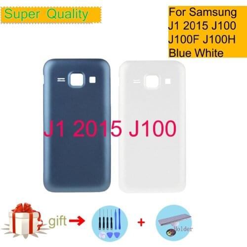 For Samsung Galaxy J1 DUOS 2015 J100 J100F J100H J100M J100FN Housing Battery Cover Back Cover Case Rear Door Chassis Housing