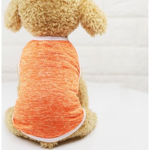 Cute Pet Dog Clothes Soft Summer Cotton Puppy Shirts T shirt Cat Vests Cartoon Costume Clothing for Small Pets Chihuahua XS-XXL