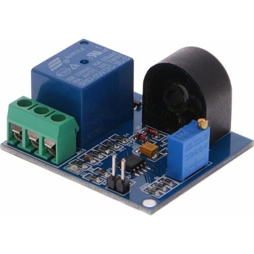 5PCS 5A overcurrent protection sensor module AC current sensor 12V relay for arduino Module