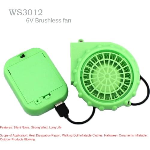 6V Cosplay Inflatable Model Built-in Battery Box Fan Walking Doll Costume Halloween Inflatable Cooling Suit Mini USB Blower