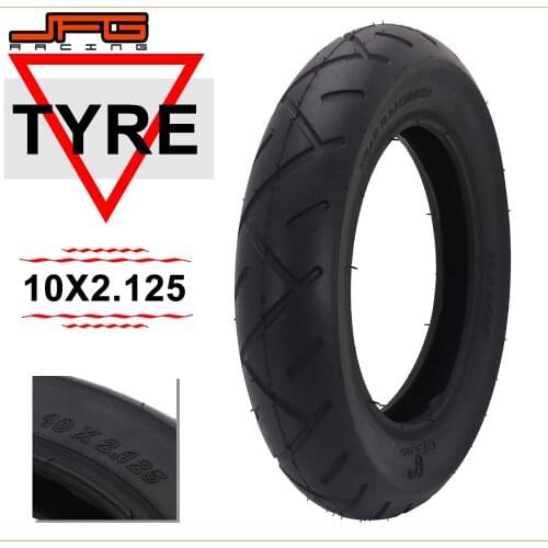 Motorcycle 10 x 2.125 10 Inch Outer Tire Tyres Tube For Electric Gas Scooter Inflation Wheel Pneumatic E-bike 10x2.125