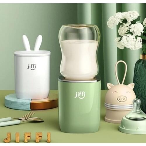 Jiffi Mini Simple Serve Bottle Warmer USB charged portable Quickly baby Warm Bottles of Breastmilk or Formula dispenser