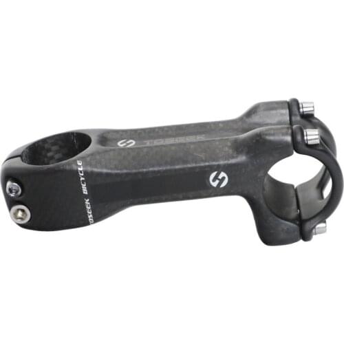 S118 TOSEEK Bicycle bike Stem carbon fiber riser mountain road bicycle handlebar -6 degrees 28.6*31.8/70 80 90 100 110 120mm