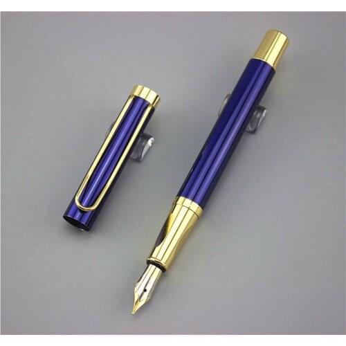 Blue DKW fountain pen High quality commercial Stationery luxury metal pens business gift school office supplies