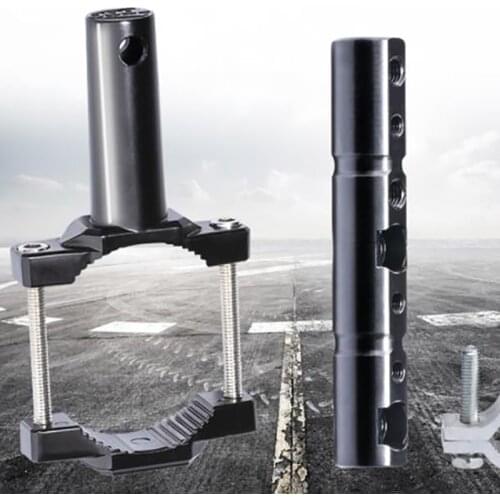 Universal Mount Bracket For Motorcycle Bumper Modified Headlight Stand Spotlight Extension Pole Frame Support Extension Bracket