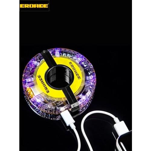 EROADE Dazzling Colors Bike Hubs Light Various Fast Charging Waterproof Bicycle Accessories Riding Children Teenagers