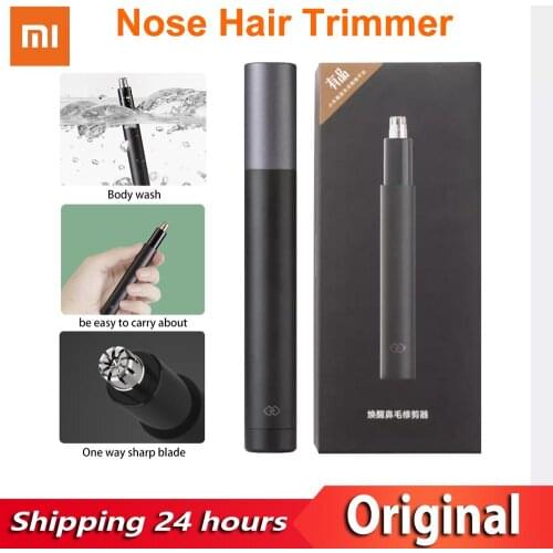 Xiaomi Electric Mini Nose hair trimmer IPX7 Waterproof Portable Ear Nose Hair Shaver Clipper Waterproof Safe Cleaner Tool