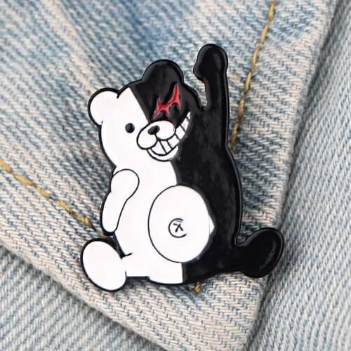 DZ941 Danganronpa Anime Creativity Enamel Pins Badge for Backpack Collar Lapel Pin Hat Jewelry Gifts for Friends