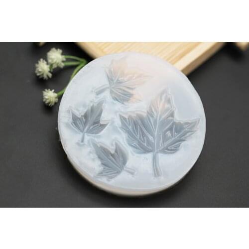 1pcs Maple Leaf Silicone Resin Mold Craft Mould Resin For DIY Necklace Jewelry Pendant Making