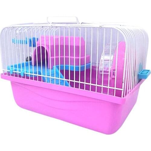 1Pc Hamster Cages Creative Portable Hamster Manor Running Cages Multi-Purpose Hamster Cage Small Pet Accessories Small Animals