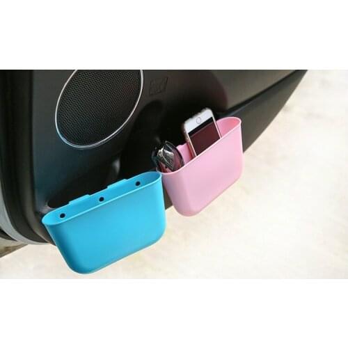 1PC New Universal Mini Car Trash Rubbish Garbage Bin Dust Case Holder Box Accessories Waste Bins KW 001