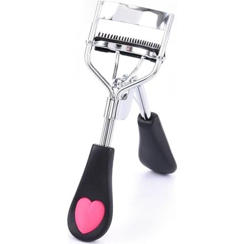1 Pcs Curl Eyelash Curler Stainless Steel Heart Handle Eyelashes Curling Clip Lashes Cosmetic Accessories Makeup Tools For Women