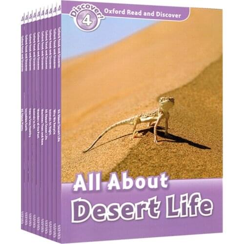 20 Pcs/Set Oxford Read and Discover/Imagine Level 4 English Reading Books Phonics English Story Picture Book