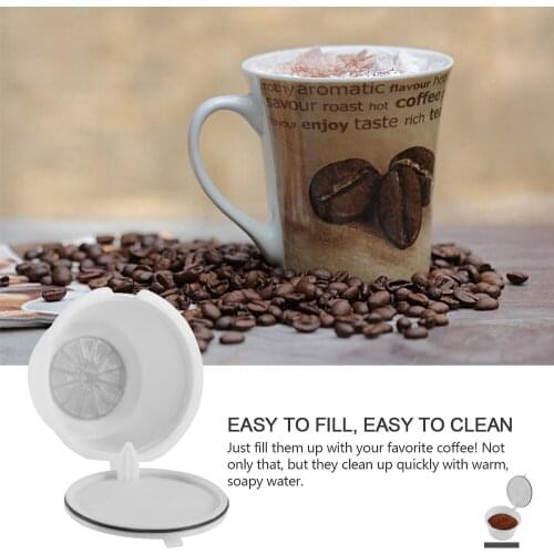 3Pcs Reusable Dolce Gusto Coffee Filter Cup Reusable Coffee Capsule Filters For Nespresso Kitchen Accessories