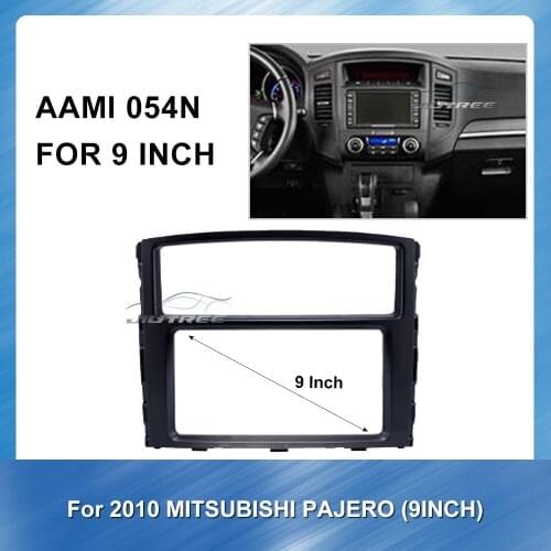 9 inch Car Audio Frame Radio Fascia gps navigation fascia panel is suitable for Mitsubishi Pajero 2010 Fasxia Car Audio Frame