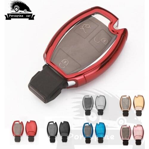 TPU key Case Cover Soft Case Cover for Mercedes Benz B200 C180 E260L GLK300 S320 S400 CLA CLS Car Styling
