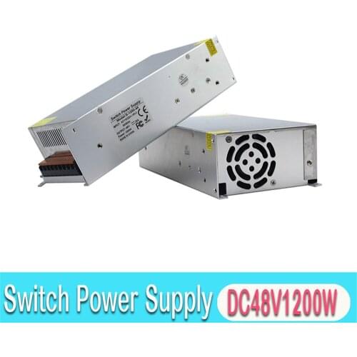 Switching Power Supply DC 12V 18V 24V 30V 36V 42V 48V 60V 1200W Lighting Transformers 220V 110V AC-DC SMPS For Light CNC CCTV