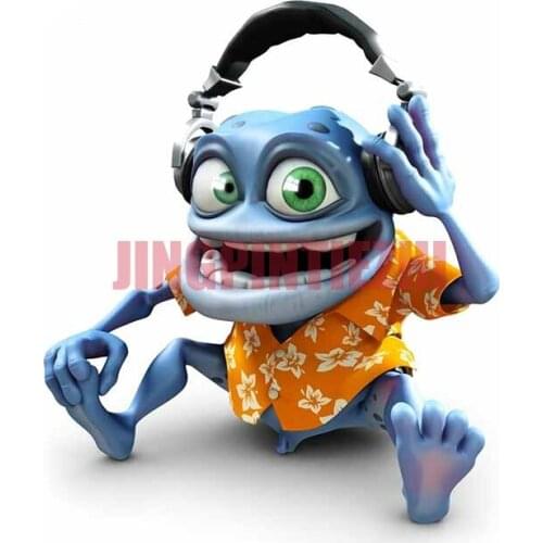Personality Funny Crazy Frog Cartoon Sticker Decal Decor for Bicycle Motorcycle Accessories Laptop Helmet Trunk Wall