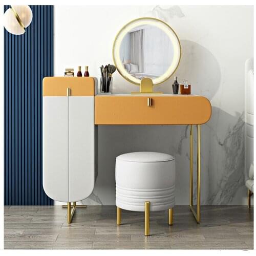 Dresser storage cabinet integrated small apartment Nordic simple modern bedroom online celebrity high-end makeup table