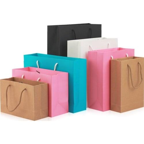 Candy paper packaging flower gift box 10pcs коробка упаковка gift bag подарочная Clothing Kraft Paper Bag Printed Logo Customize