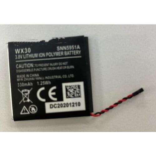 HST New Battery 330mAh WX30 SNN5951A Replacement Battery Bateria For Motorol Moto 360 1st-Gen 2014 Smart Watch Batteries