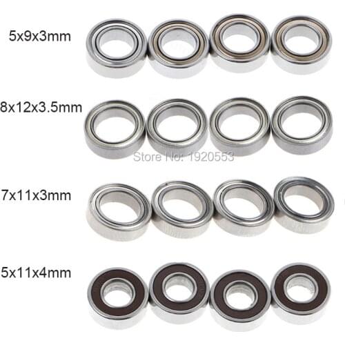 Ball Bearing 12428-0092 5x9x3mm 12428-0093 8x12x3.5mm 12428-0094 7x11x3mm 12428-0095 5x11x4mm Part For Wltoys 12428 12423 RC Car