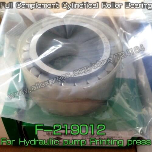 Full Complement Cylindrical Roller Bearing F-219012 45*65.02*34mm Main Shaft Of Hydraulic pump Printing press machine bearing