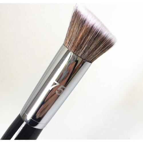 Pro Angled Contour Brush #75 - Multi-purpose Blush Foundation Bronzer Concealer Brush - Beauty Makeup Brush Blender