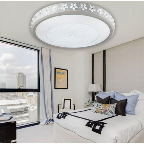 Simple Round LED Ceiling lamp for bedroom living room warm romantic dining room hotel decorations lamp Ceiling Lights ZA