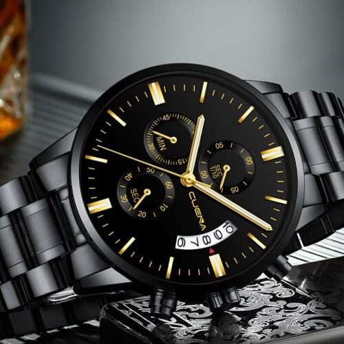 DROP SHIPPING Mens Watch Men Luxury Brand Quartz Military Sport Watch Business Clock Mens Wristwatches Relogio Masculino