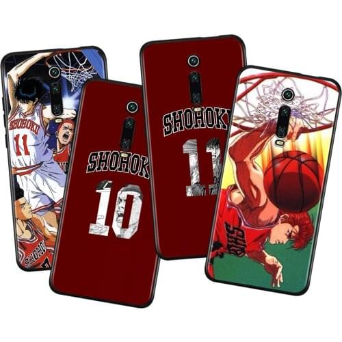 Anime Comics Slam dunk Silicone Cover For Xiaomi Redmi K40 Gaming K30i K30T K30S K30 Ultra K20 10X Pro Black Phone Case