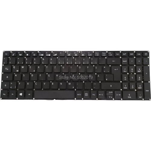 OVY GR Replacement keyboards for Acer Aspire 7 A715-72 A715 71G 72G black laptop keyboard German EU repair parts Low price New
