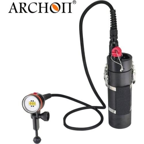 ARCHON WH166 DH160 Diving light Spot 8* CREE XM-L2 U2 max 5500lm 150 meter dive light Underwater Photography Light with battery