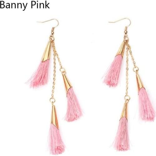 Sweet Layer Tassel Statement Dangle Earrings For Women Bohemia layer Pendants Fish Drop Earrings Fashion Jewelry Pendientes
