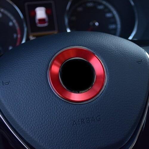 1pc for BORA PLUS 2019 Steering wheel LOGO Decoration ring (without logo)