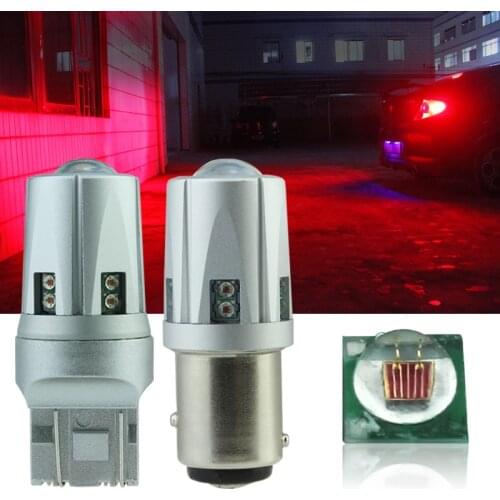 2pcs LED Tail Brake Light Bulbs Brilliant Red T20 7443 7440 1157 P21/5W 1156 BAY15D Newest Bright Car/Motorcycle 12v Taillight