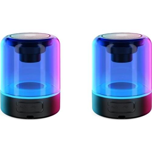 BSOPI TO-11 Magnetic Bluetooth Speaker Portable Bluetooth 5.0 a Pair Small Speaker Subwoofer Audio High Sound Quality