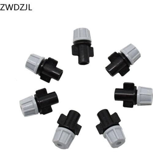 Garden Irrigation Atomizing nozzle Drippers misting system nozzle water mist sprinkler nozzles for cooling adapter 150pcs