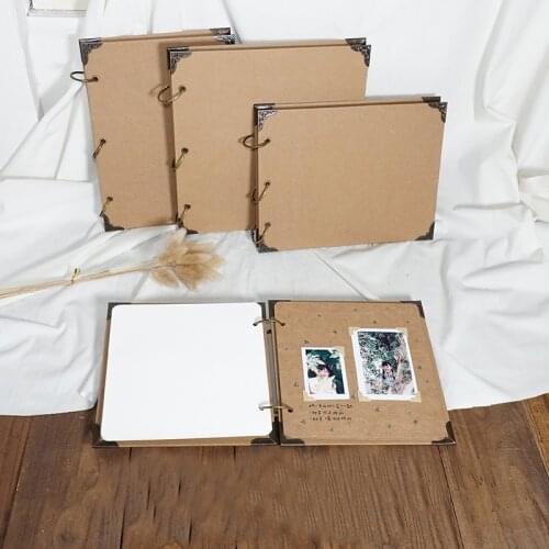 Retro Photo Album Hand-painted DIY Handmade Creative Commemorative Couple Romantic Gift Photo Child Growth Record Manual