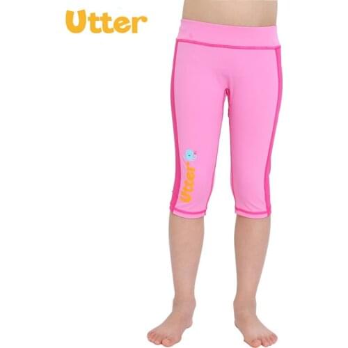 UTTER Baby Kids Summer Cartoon Printing Swimwear Beach Short Pants Sun Protection Rash Guard for Children Swimsuit Clothing