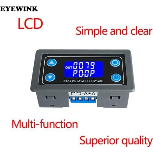 XY-WJ01 Delay Relay Module With Digital LED Dual Display Cycle Timing Circuit Switch