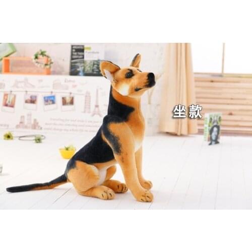 Stuffed toy about 40cm wolfhound dog shepherd plush toy doll birthday gift b0764