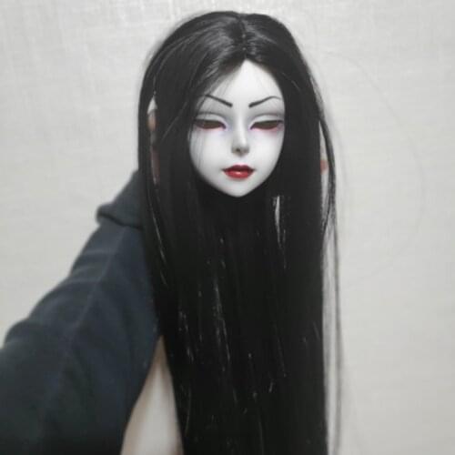 New Arrival 1/3 1/4 1/6 1/8 Bjd SD High Temperature Black Wig Wire BJD Wig For BJD Doll Wig Hair